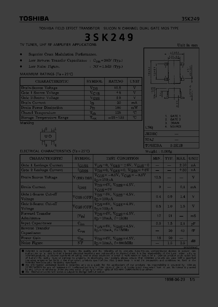 3SK249_204484.PDF Datasheet