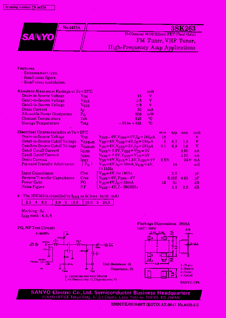 3SK263_204494.PDF Datasheet