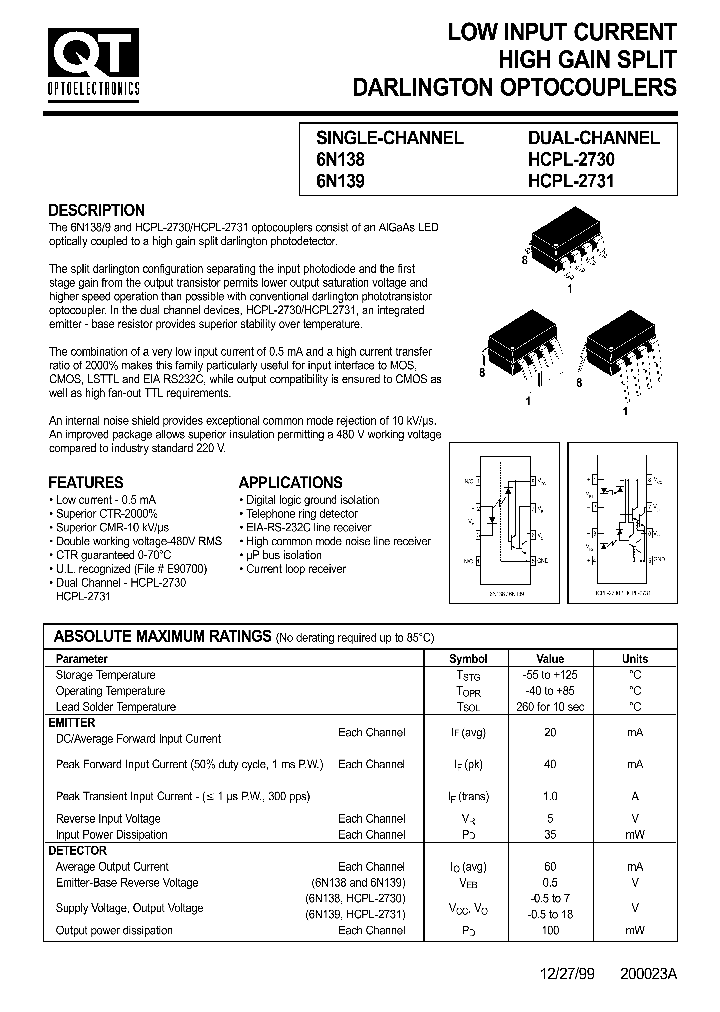 6N139_258593.PDF Datasheet