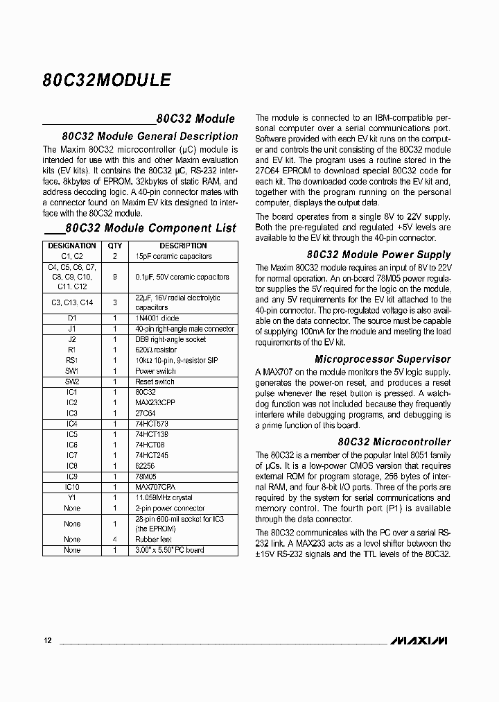 80C32_261712.PDF Datasheet