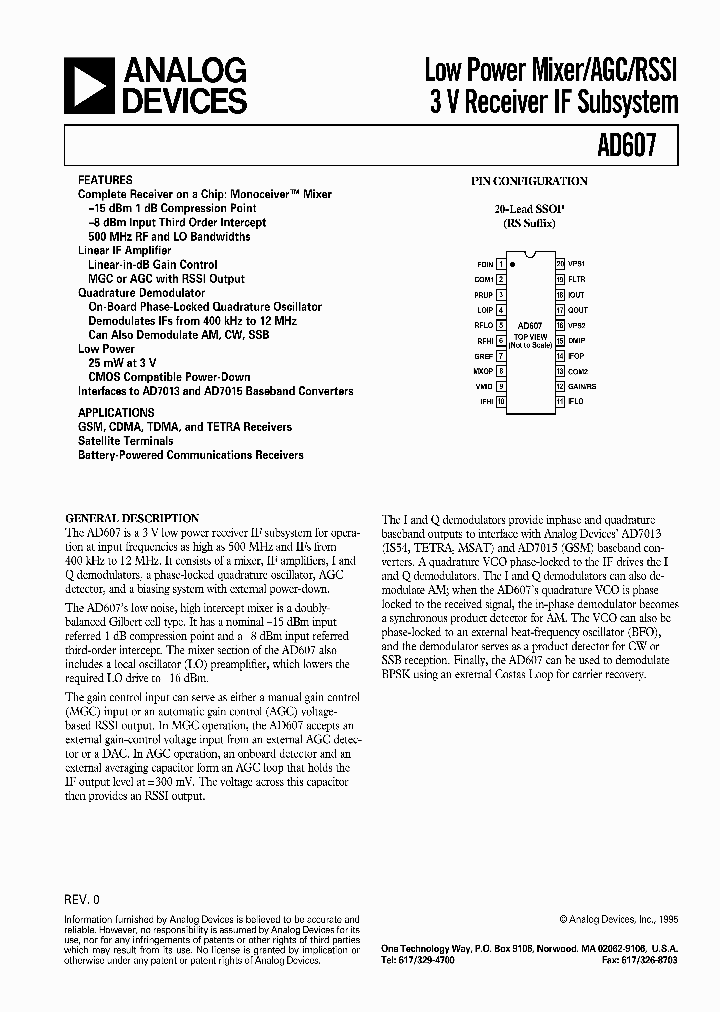 AD607ARS_256982.PDF Datasheet