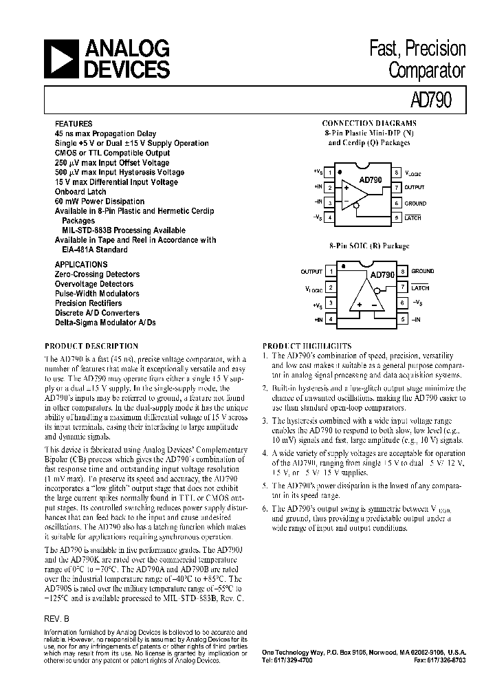 AD790KN_239396.PDF Datasheet