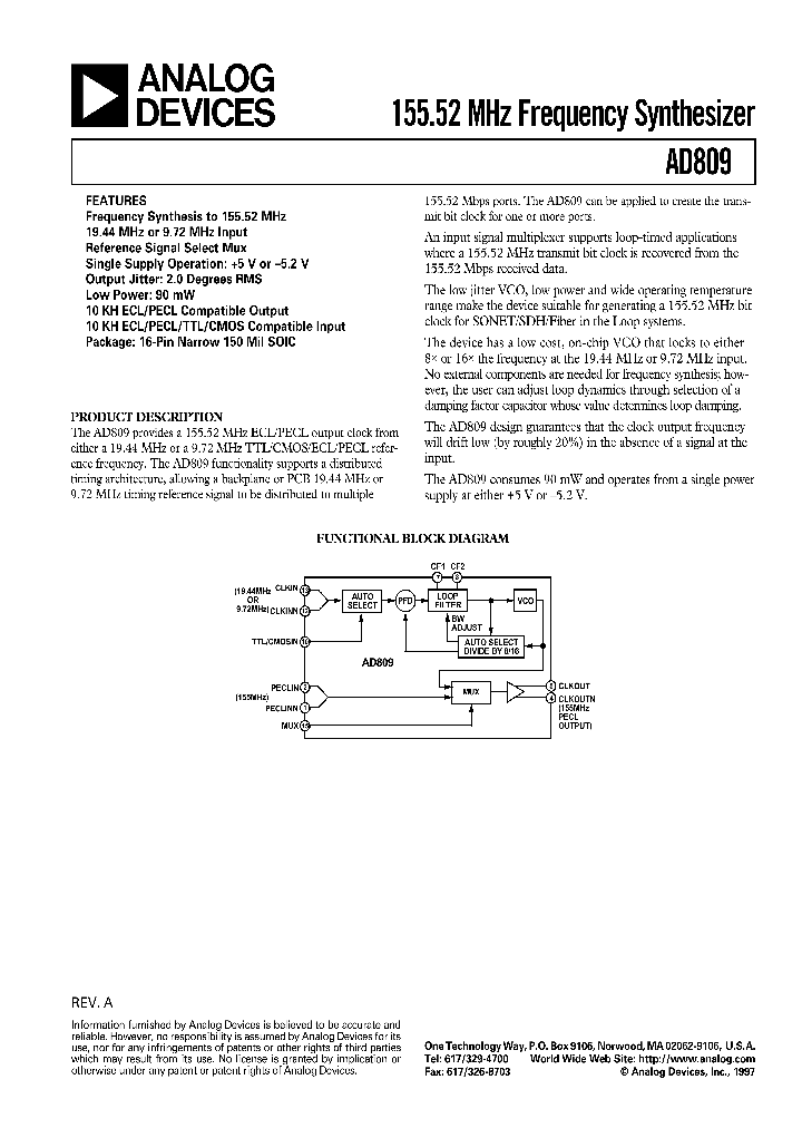 AD809_256591.PDF Datasheet