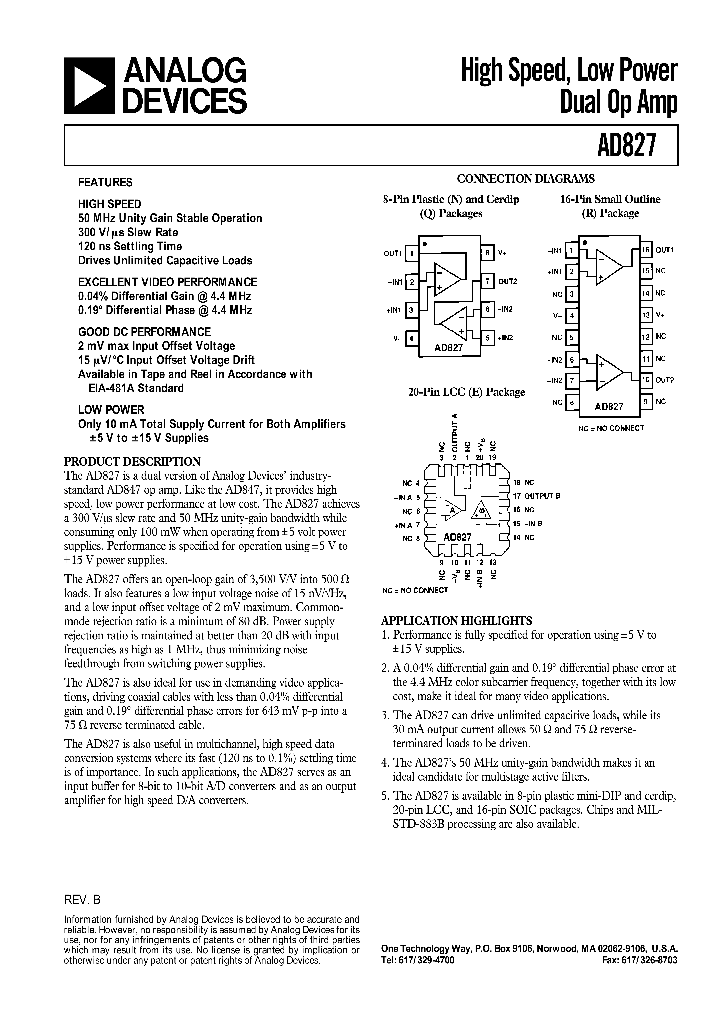 AD827_264573.PDF Datasheet