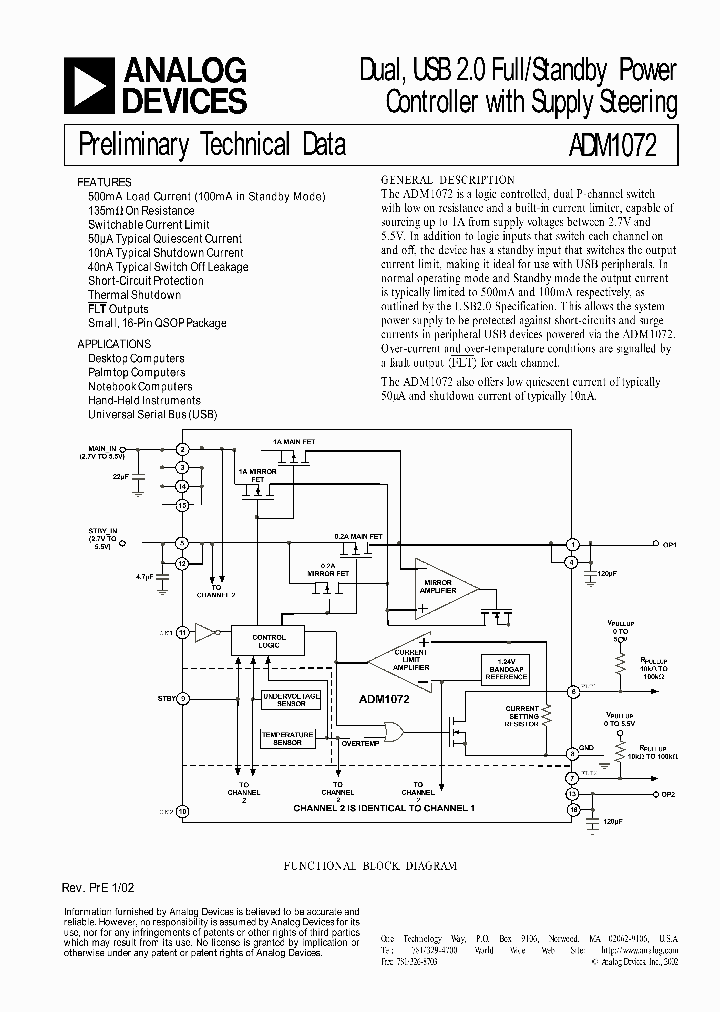 ADM1072_256805.PDF Datasheet