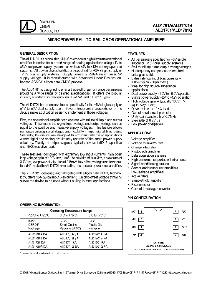 ALD1701A_236154.PDF Datasheet