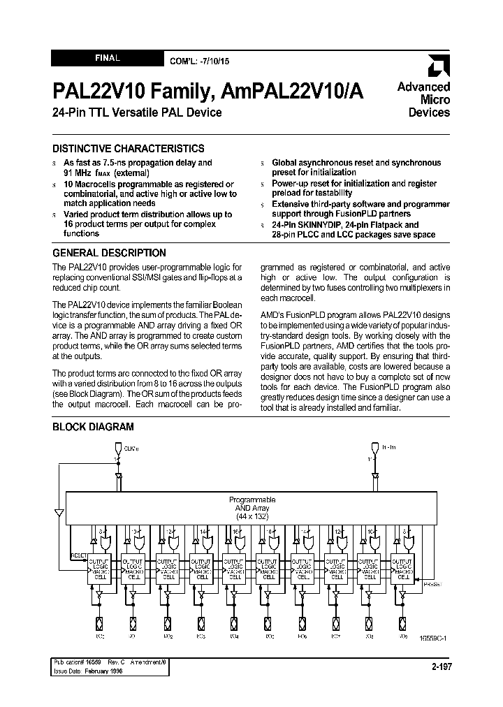 AMPAL22V10_247133.PDF Datasheet