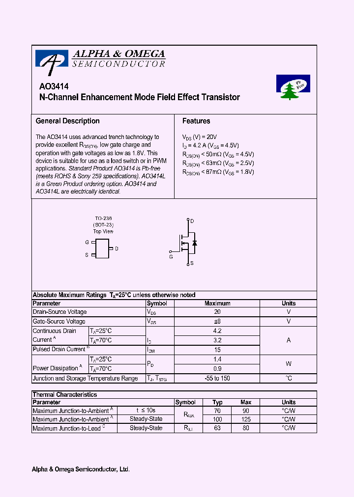 AO3414_261873.PDF Datasheet