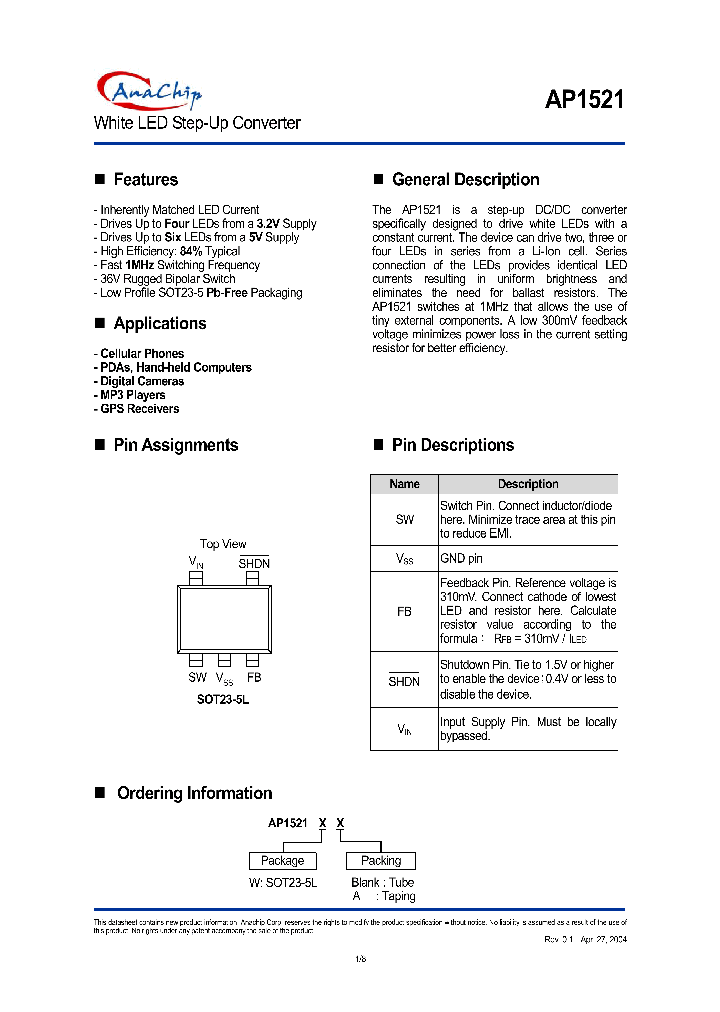 AP1521W_241188.PDF Datasheet