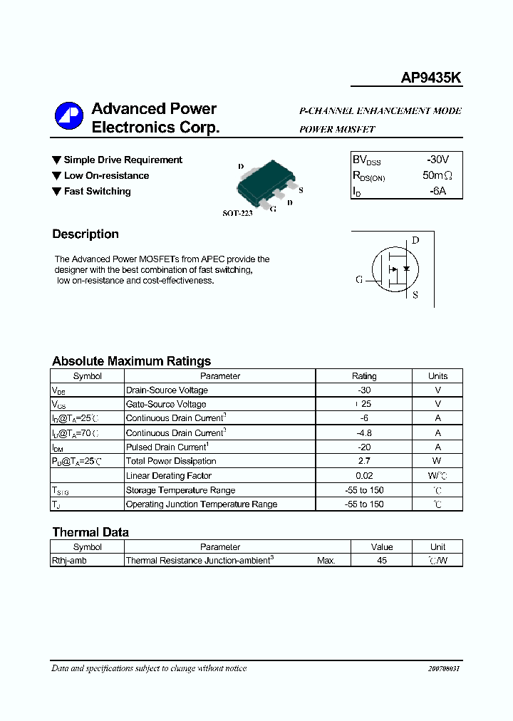 AP9435K_218235.PDF Datasheet