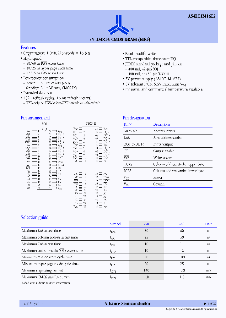 AS4LC1M16E5-60JC_259899.PDF Datasheet