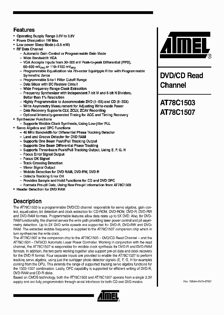 AT78C1503_239920.PDF Datasheet