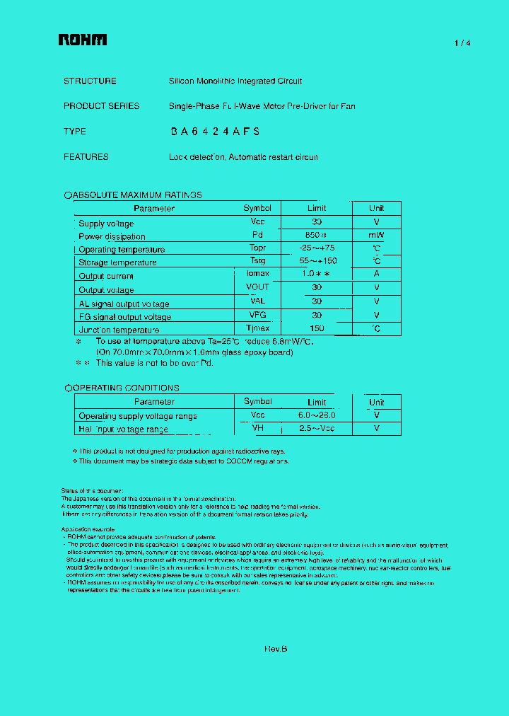 BA6424AFS_226396.PDF Datasheet
