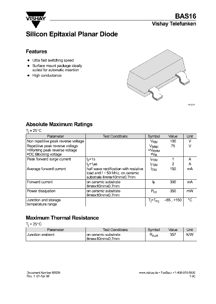 BAS16_253440.PDF Datasheet