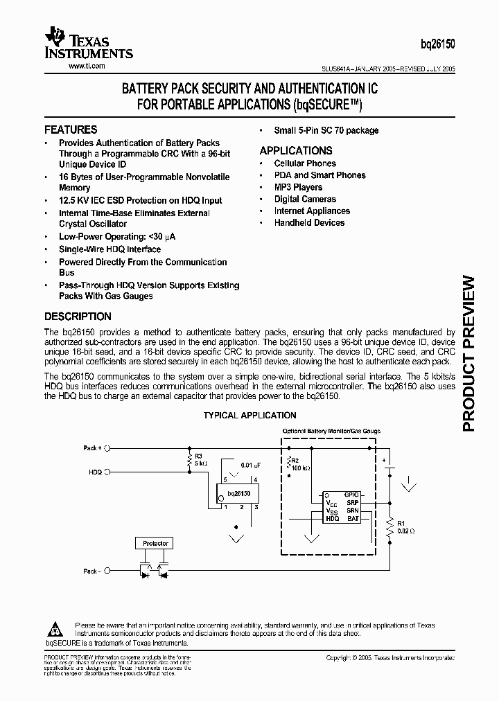 BQ26150_242578.PDF Datasheet
