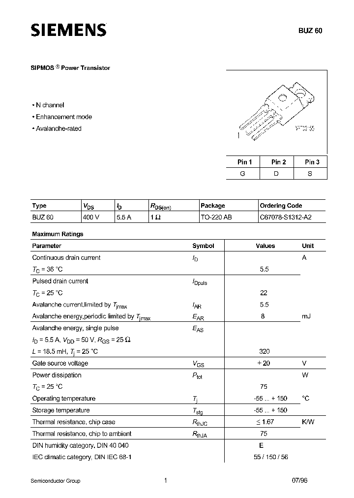 BUZ60_204129.PDF Datasheet