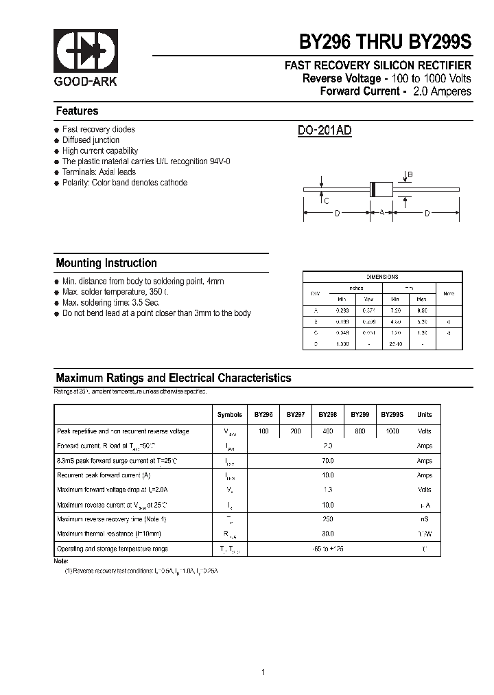 BY299_252540.PDF Datasheet
