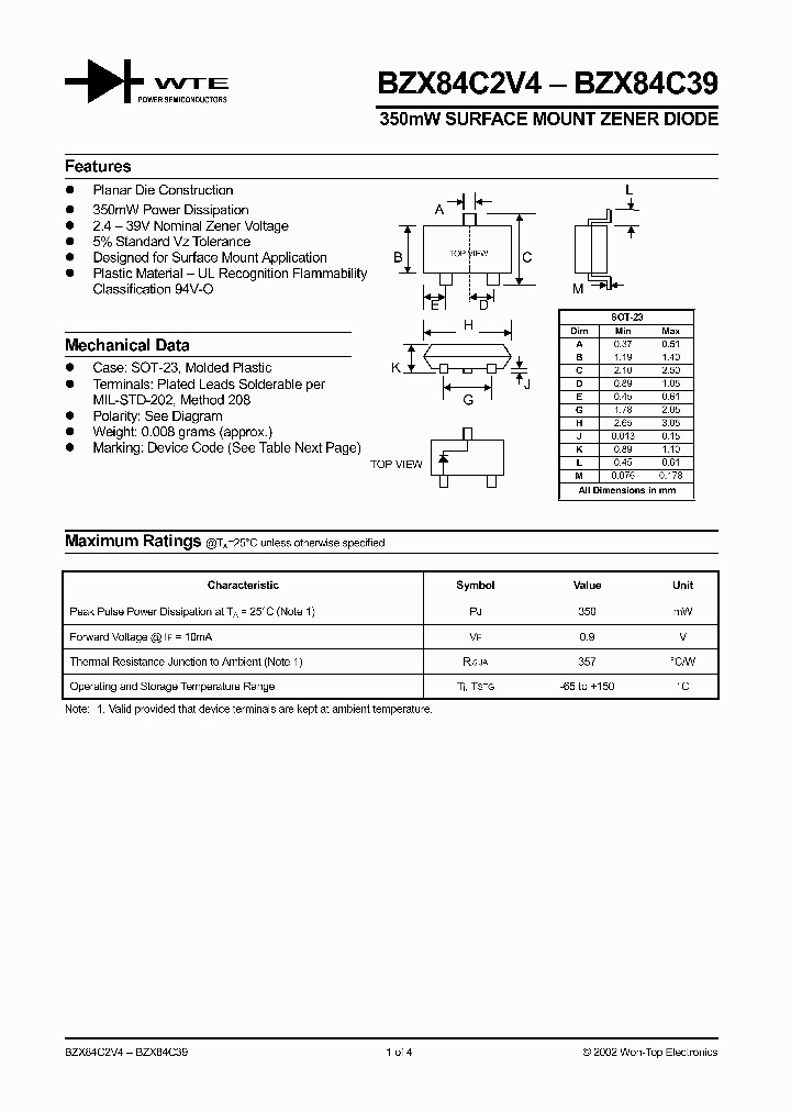 BZX84C11_240957.PDF Datasheet