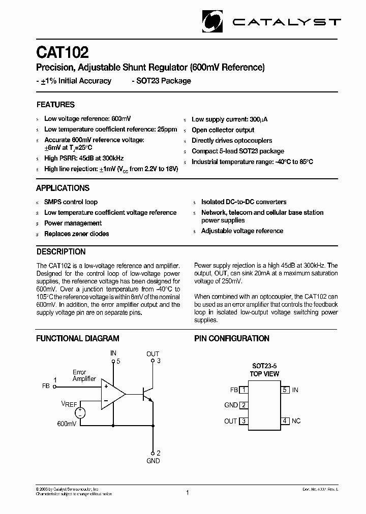 CAT102_267739.PDF Datasheet