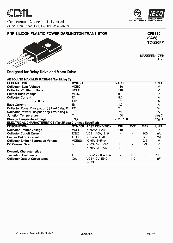 CFB810_266808.PDF Datasheet