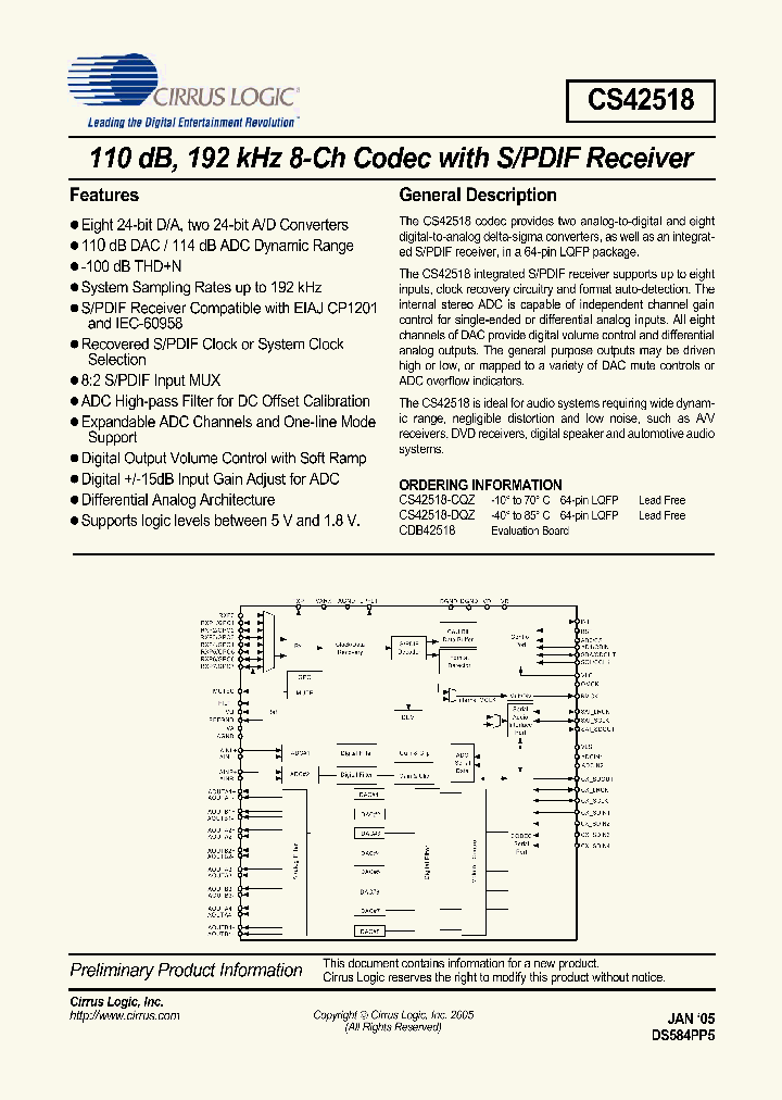 CS42518_238732.PDF Datasheet
