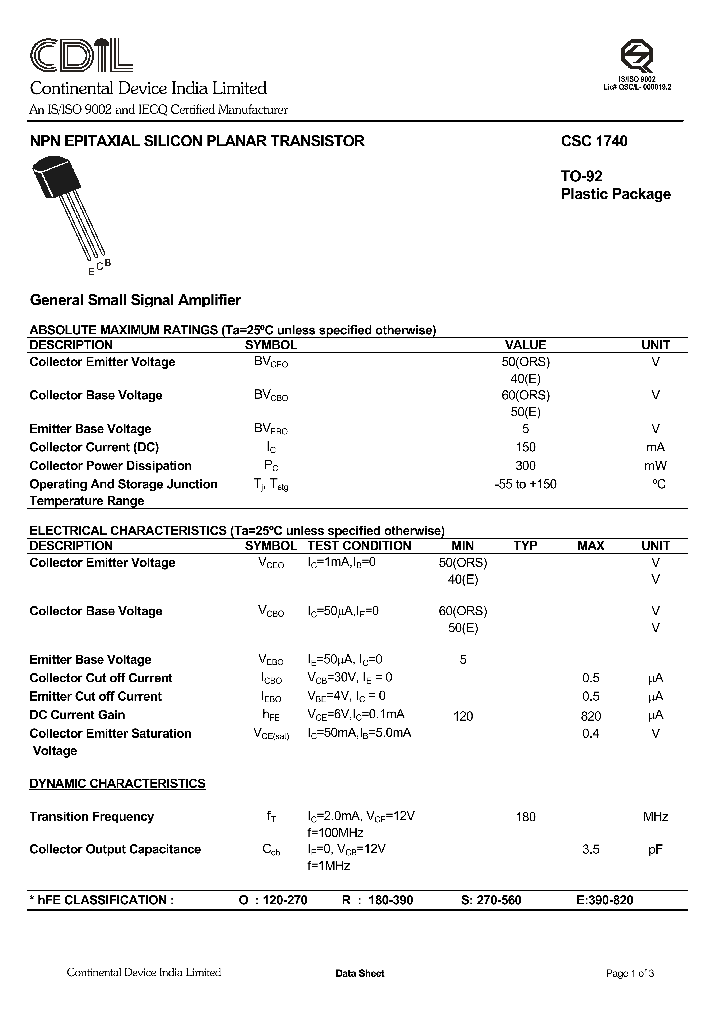 CSC1740_225990.PDF Datasheet