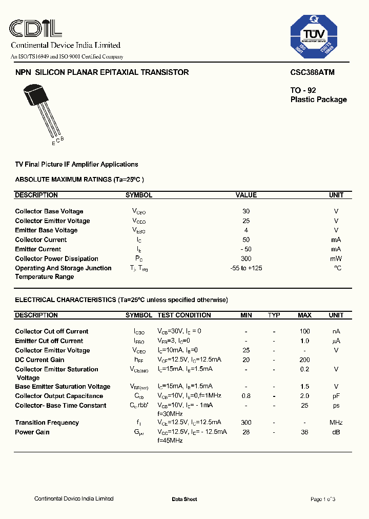 CSC388ATM_222212.PDF Datasheet