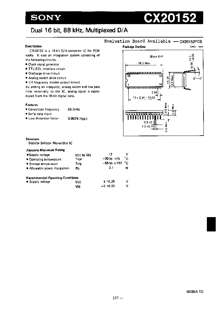 CX20152_221905.PDF Datasheet