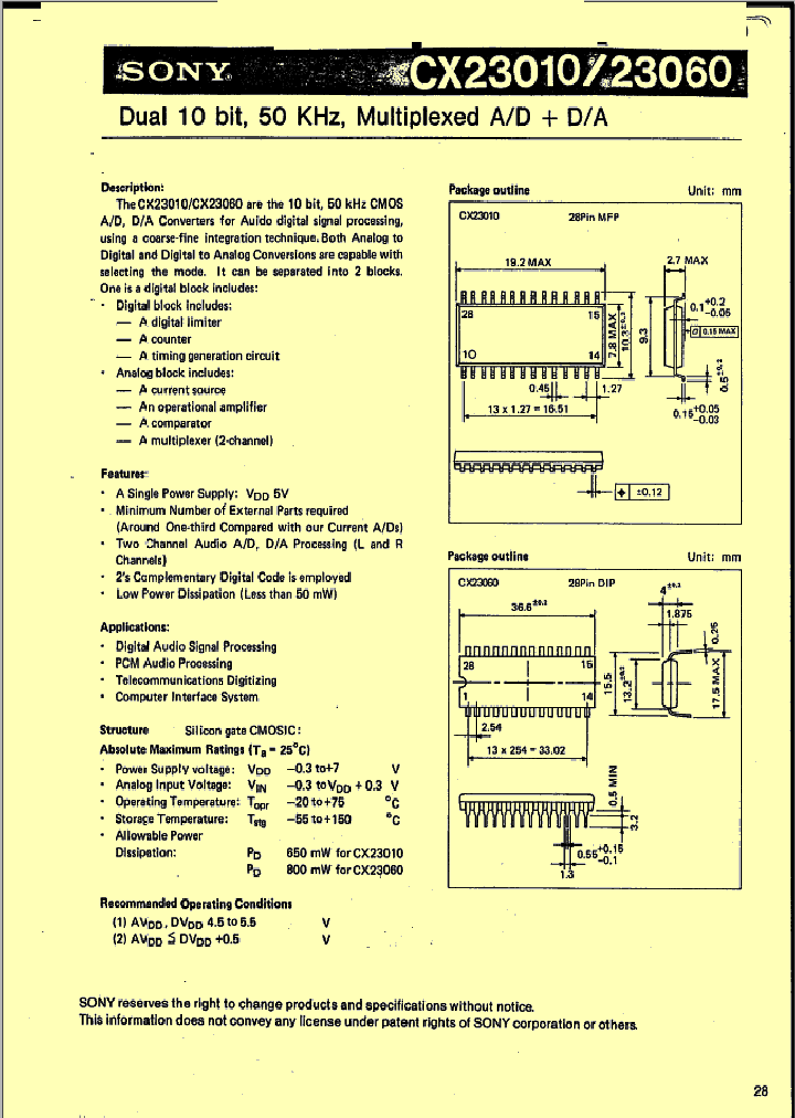 CX23060_227108.PDF Datasheet
