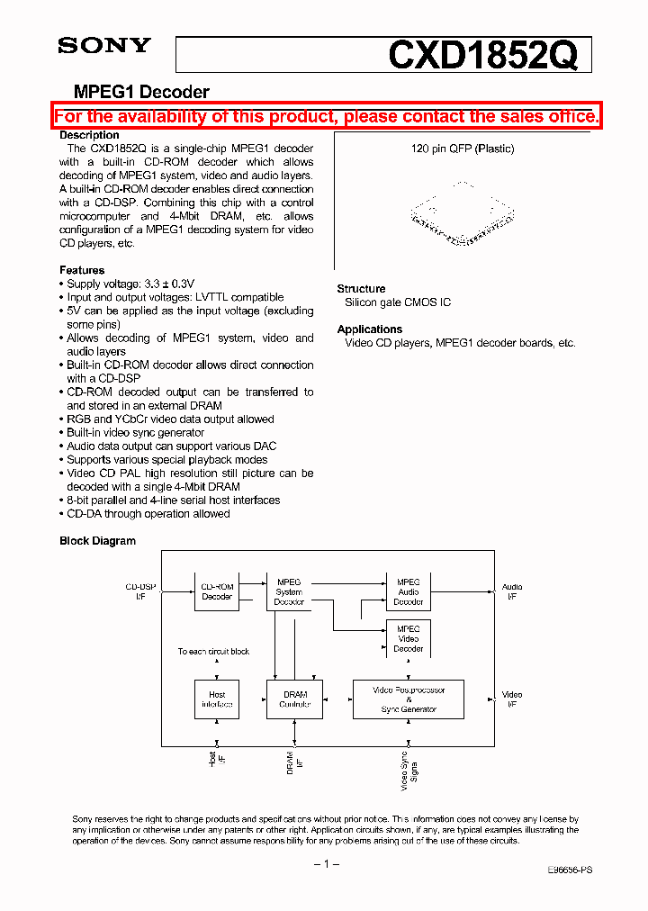 CXD1852Q_254078.PDF Datasheet