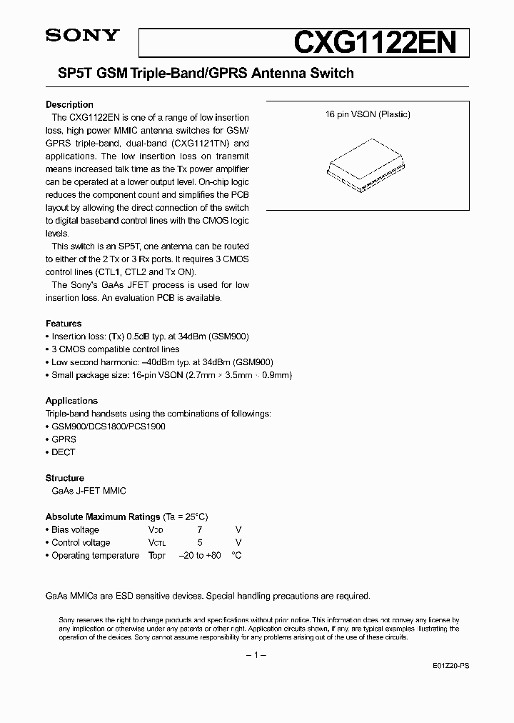 CXG1122EN_266574.PDF Datasheet
