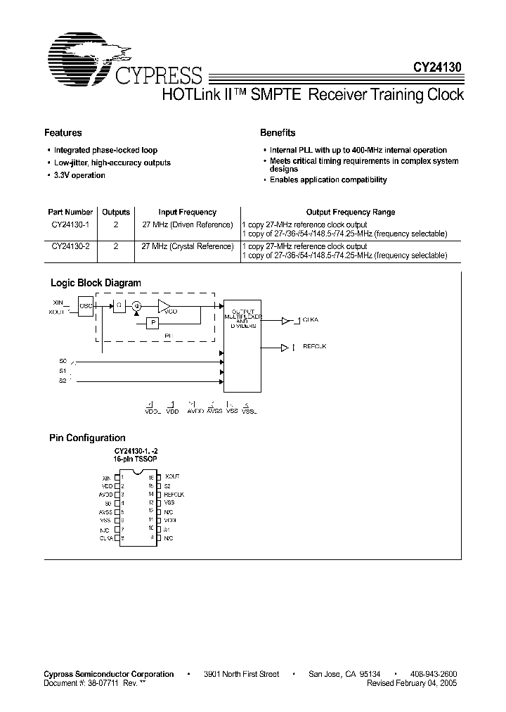 CY24130_215333.PDF Datasheet