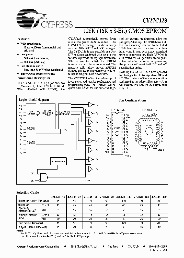 CY27C128_235514.PDF Datasheet