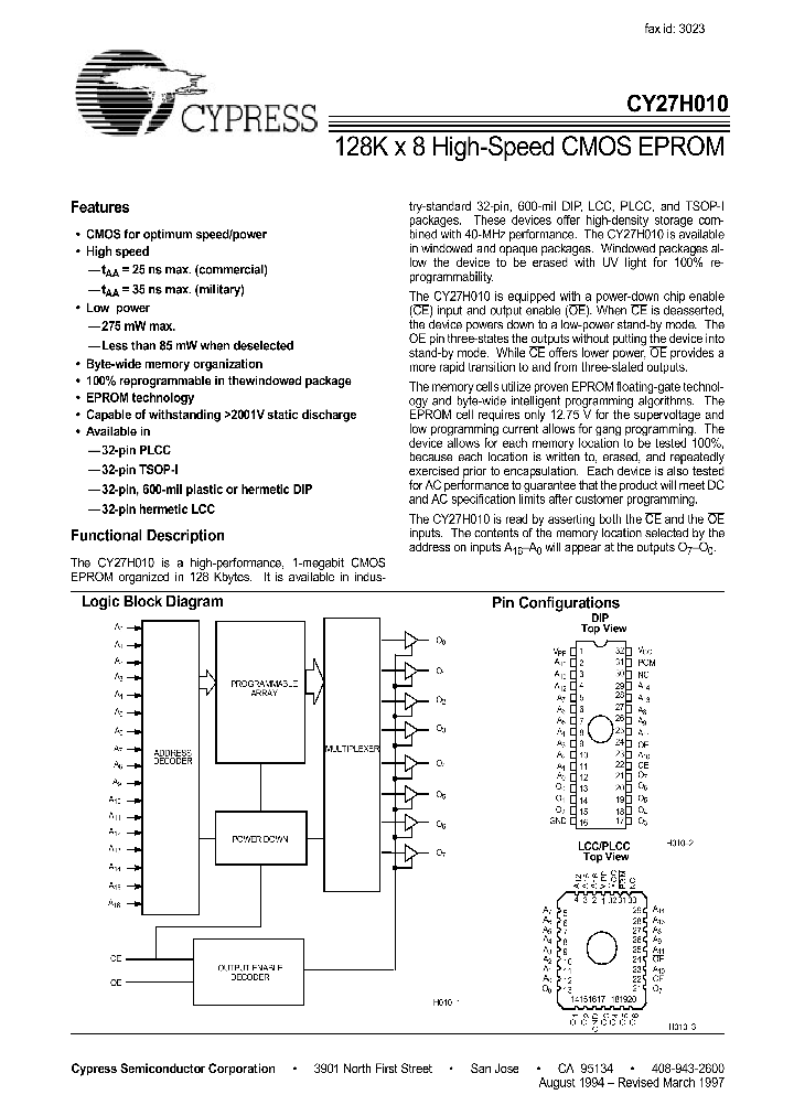CY27H010-25JC_231594.PDF Datasheet