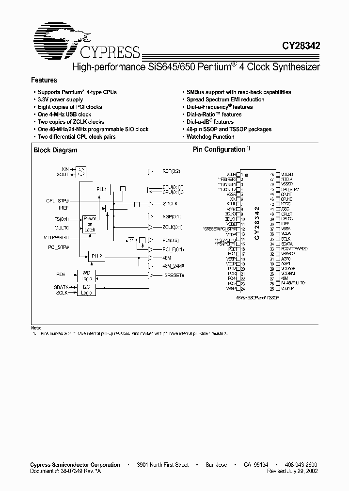 CY28342_216742.PDF Datasheet