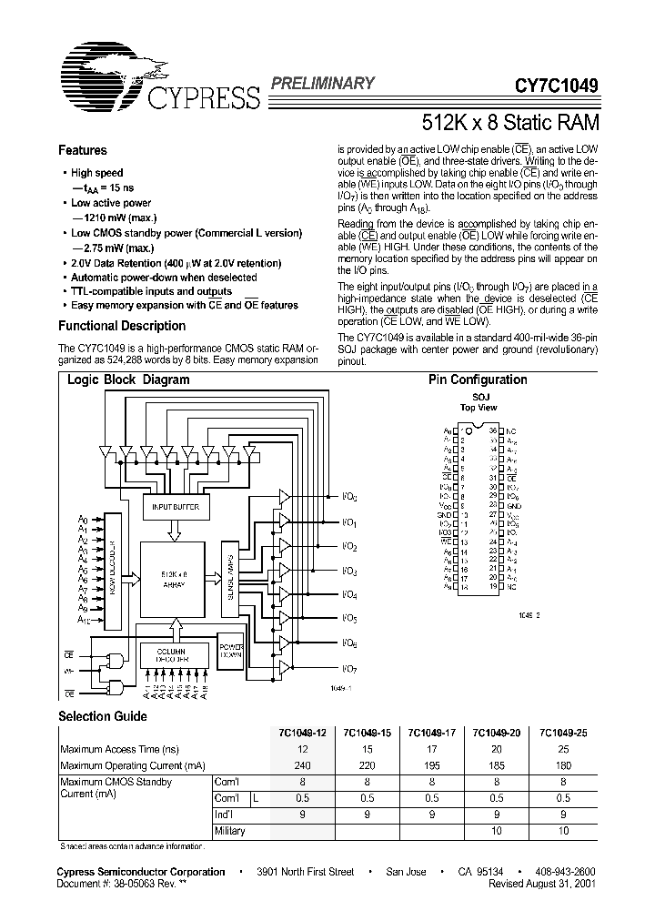 CY7C1049-17VC_230861.PDF Datasheet