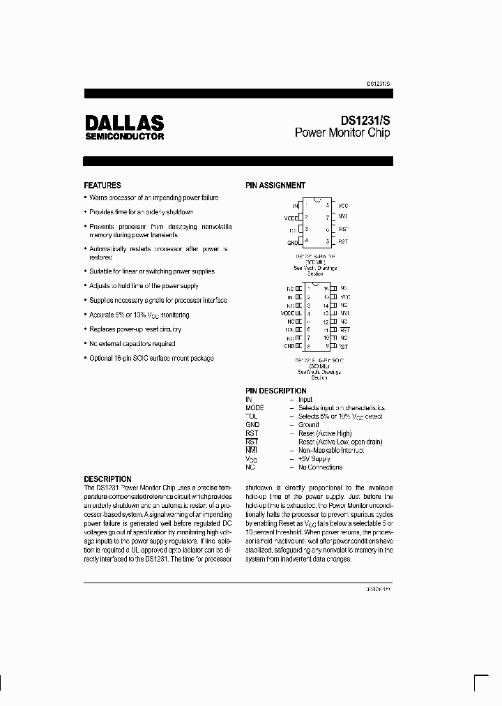 DS1231_254405.PDF Datasheet