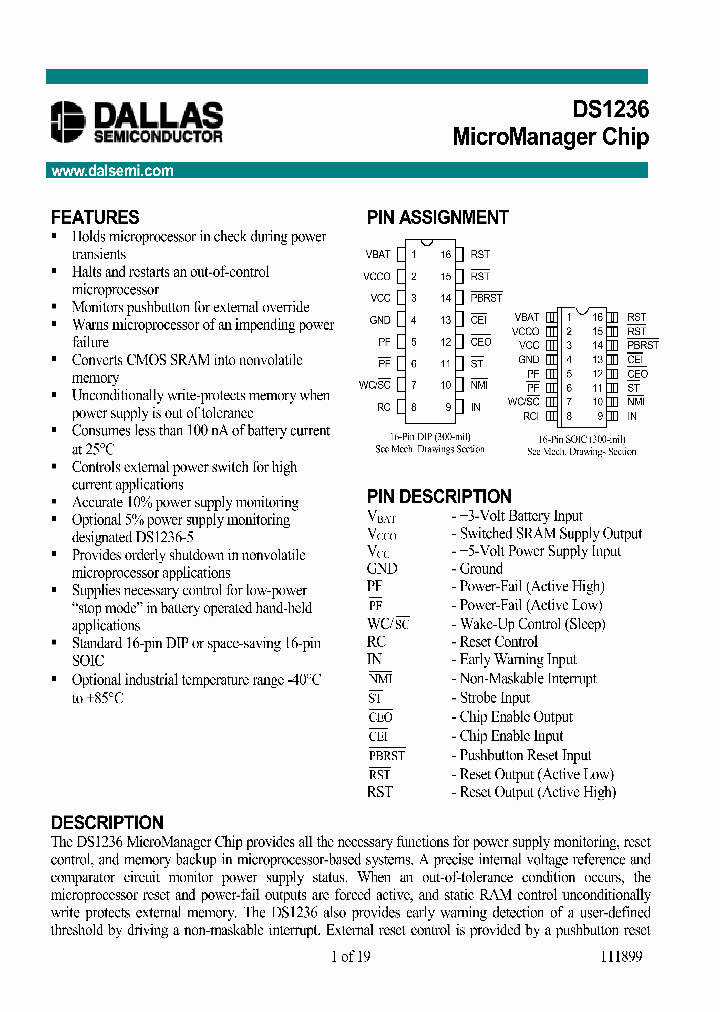 DS1236_247285.PDF Datasheet