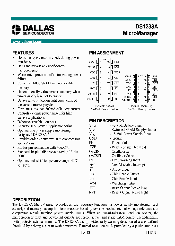 DS1238A_255632.PDF Datasheet