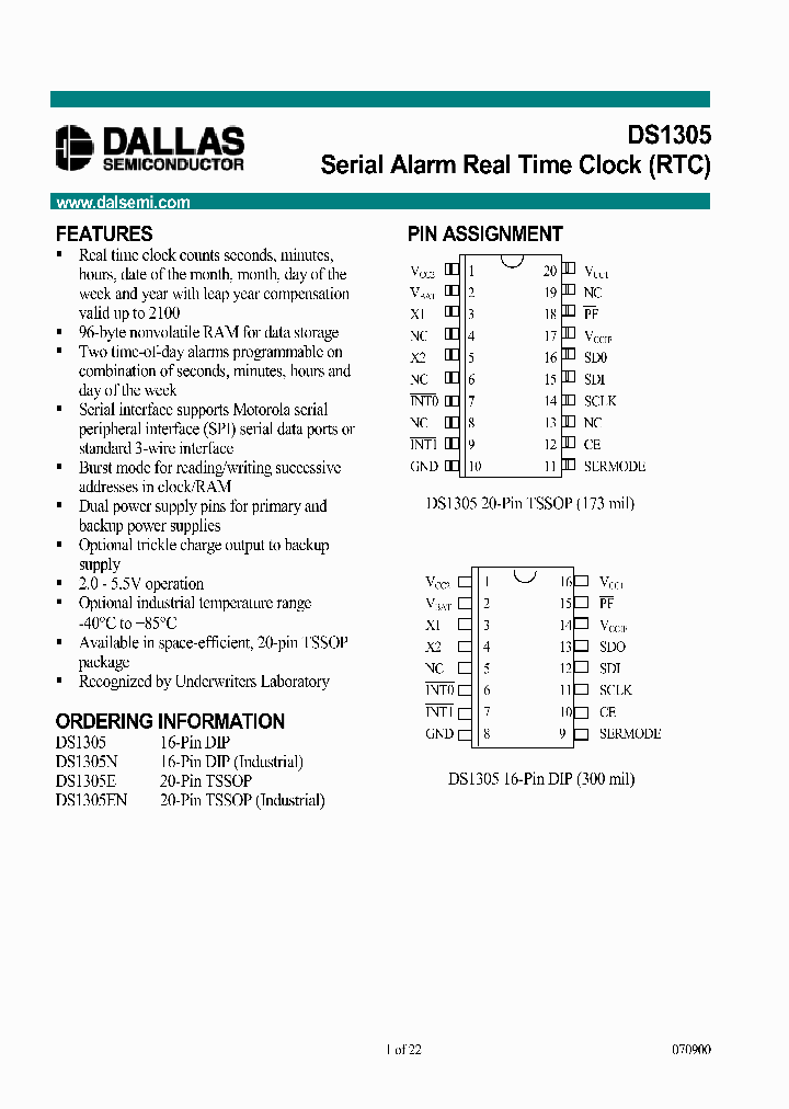 DS1305_256273.PDF Datasheet