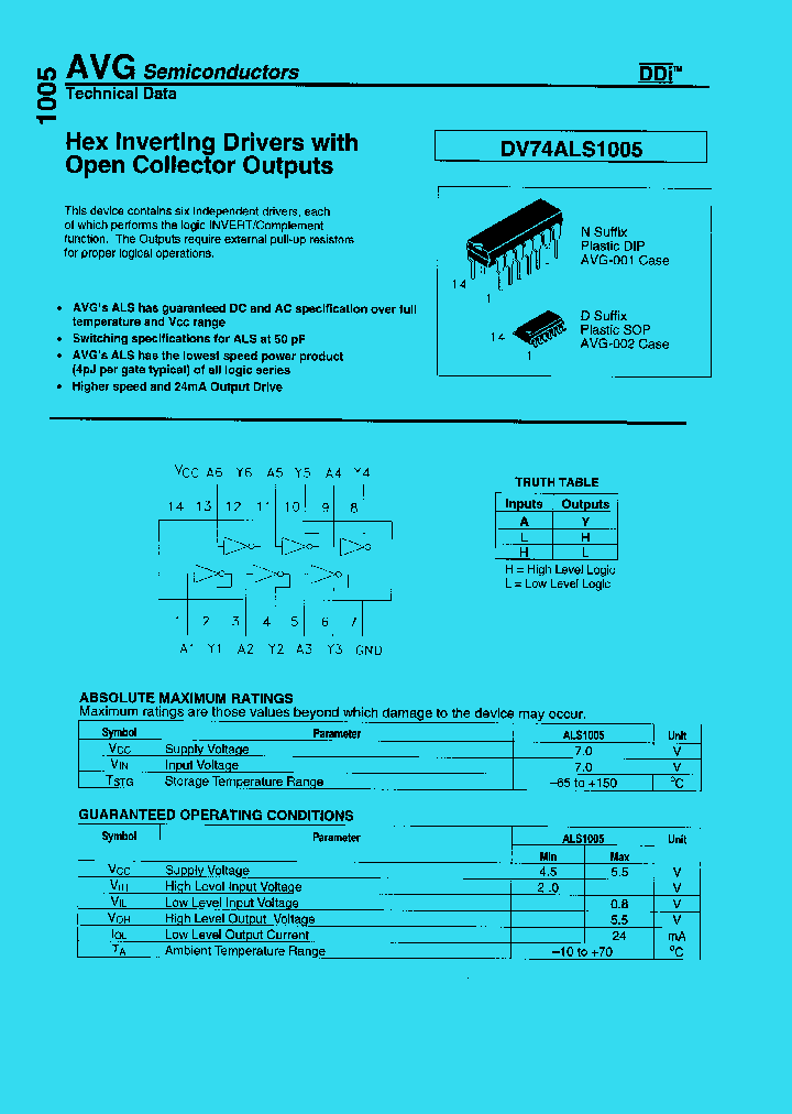 DV74ALS1005_217200.PDF Datasheet