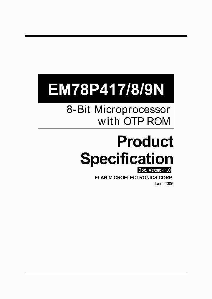EM78P417N_239954.PDF Datasheet