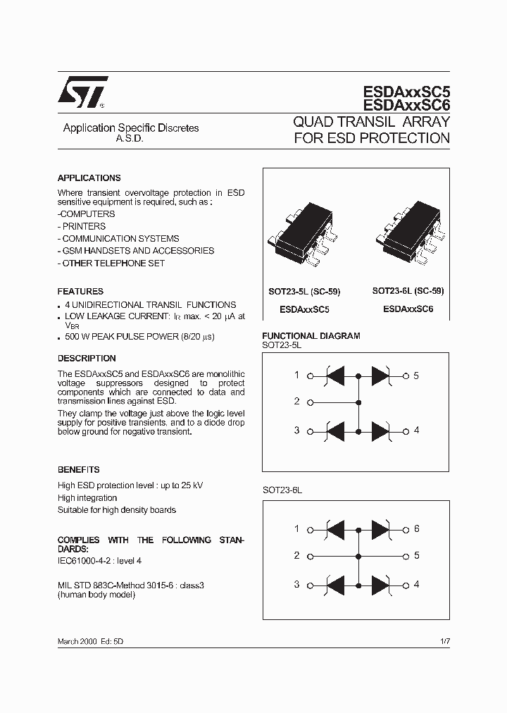 ESDA14V2_237063.PDF Datasheet