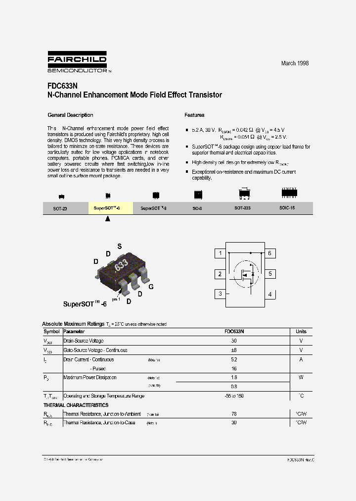 FDC633N_251940.PDF Datasheet