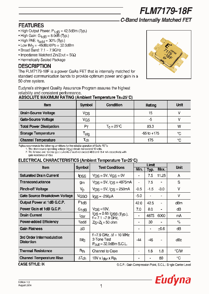 FLM7179-18F_236300.PDF Datasheet