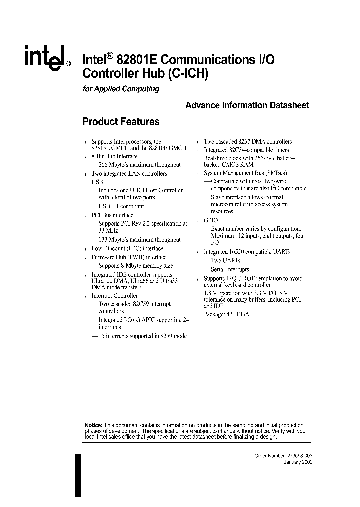 FW82801E_255147.PDF Datasheet