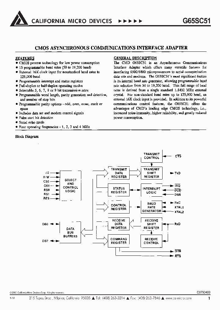 G65SC51_127521.PDF Datasheet