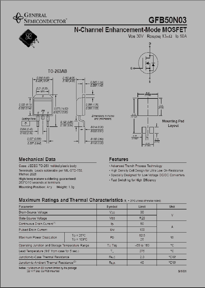 GFB50N03_241808.PDF Datasheet