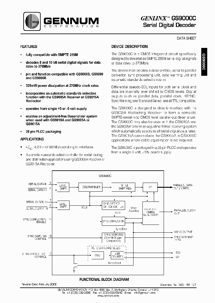 GS9000_231775.PDF Datasheet