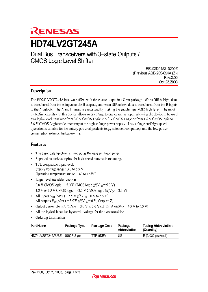 HD74LV2GT245A_217946.PDF Datasheet